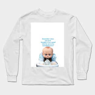 Baby Trying Something New Long Sleeve T-Shirt